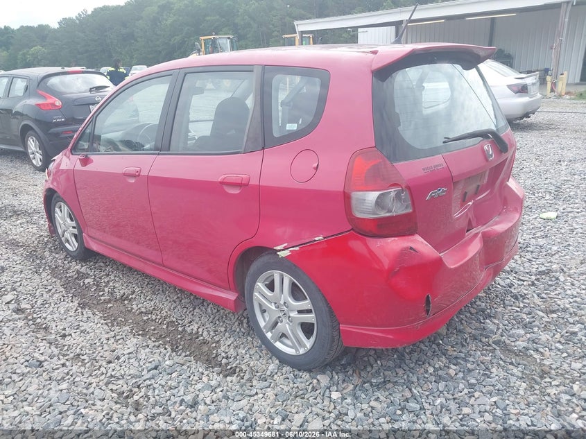 2007 Honda Fit VIN JHMGD38627S039764 IAAI salvage auction — LEFT FRONT, Bill Of Sale (Georgia), sold $300 on 2026-07-06 (photo 3)