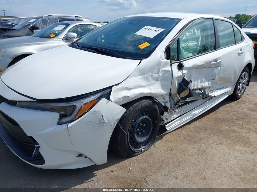 2024 Toyota Corolla VIN JTDBCMFE3R3051028 IAAI salvage auction — LEFT SIDE, Salvage Title, sold $5,200 on 2026-07-28 (photo 6)