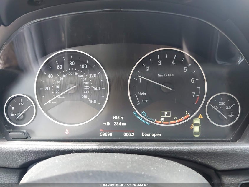 2015 BMW 3er VIN WBA3B5C57FP654261 IAAI salvage auction — FRONT END, Salvage (New Jersey), sold $2,075 on 2026-07-22 (photo 7)