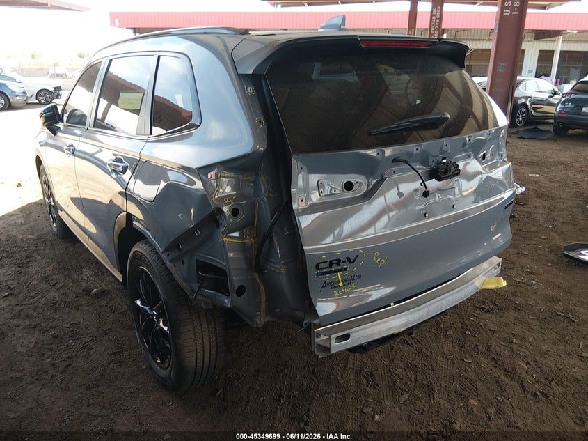 2026 Honda Cr-v VIN 7FARS5H82TE017305 IAAI salvage auction — LEFT & RIGHT, Salvage Title, sold $15,200 on 2026-07-28 (photo 3)