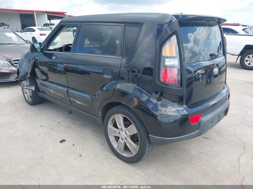 2010 Kia Soul VIN KNDJT2A29A7079099 IAAI salvage auction — LEFT FRONT, Salvage (Texas), sold $350 on 2026-07-10 (photo 3)