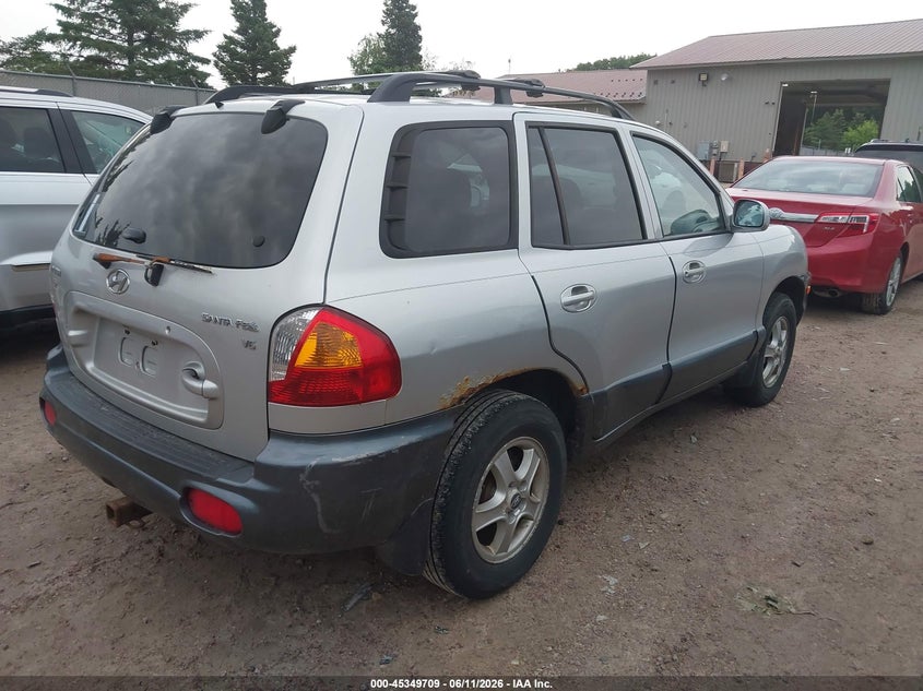 2004 Hyundai Santa fe VIN KM8SC13D84U648393 IAAI salvage auction — FRONT END, Junk Bill Of Sale Mv2459 (Wisconsin), sold $375 on 2026-07-08 (photo 4)