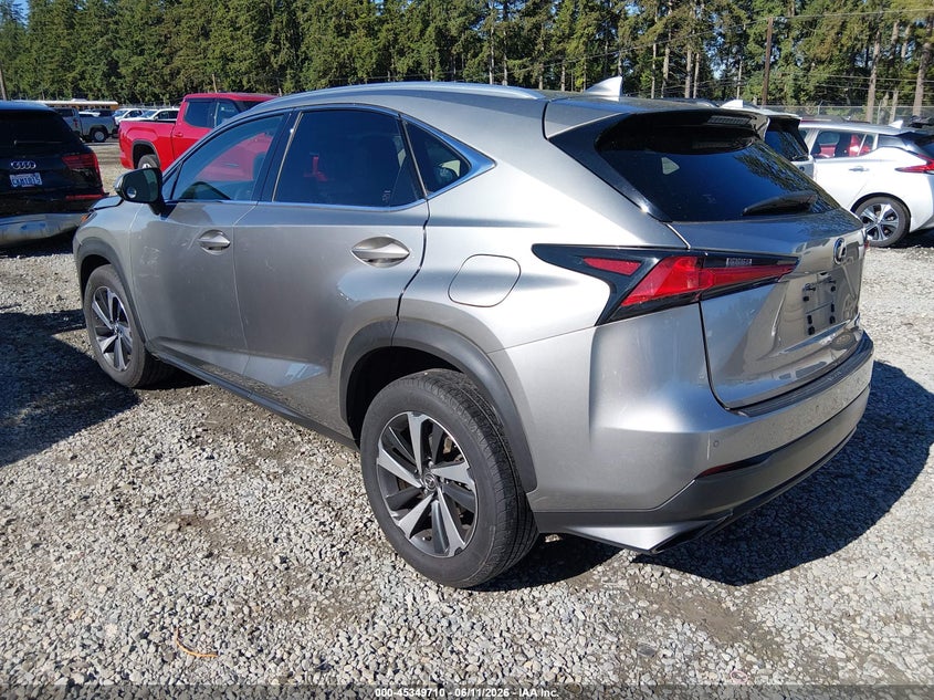 2021 Lexus Nx VIN JTJGARDZ2M2243406 IAAI salvage auction — RIGHT FRONT, Salvage Title, sold $7,000 on 2026-08-01 (photo 3)