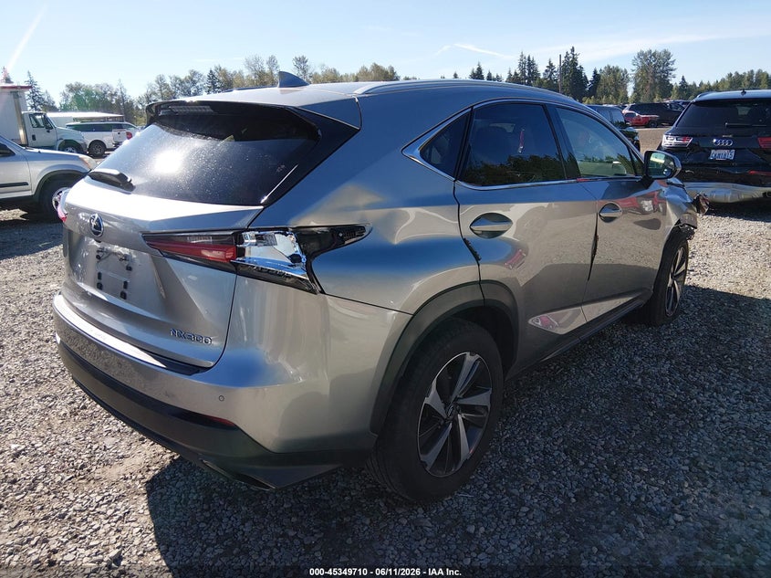 2021 Lexus Nx VIN JTJGARDZ2M2243406 IAAI salvage auction — RIGHT FRONT, Salvage Title, sold $7,000 on 2026-08-01 (photo 4)