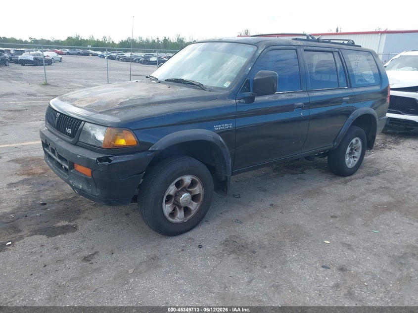 1998 Mitsubishi Montero VIN JA4LS31P3WP016417 IAAI salvage auction — REAR END, Rebuildable (Florida), sold $300 on 2026-07-08 (photo 2)