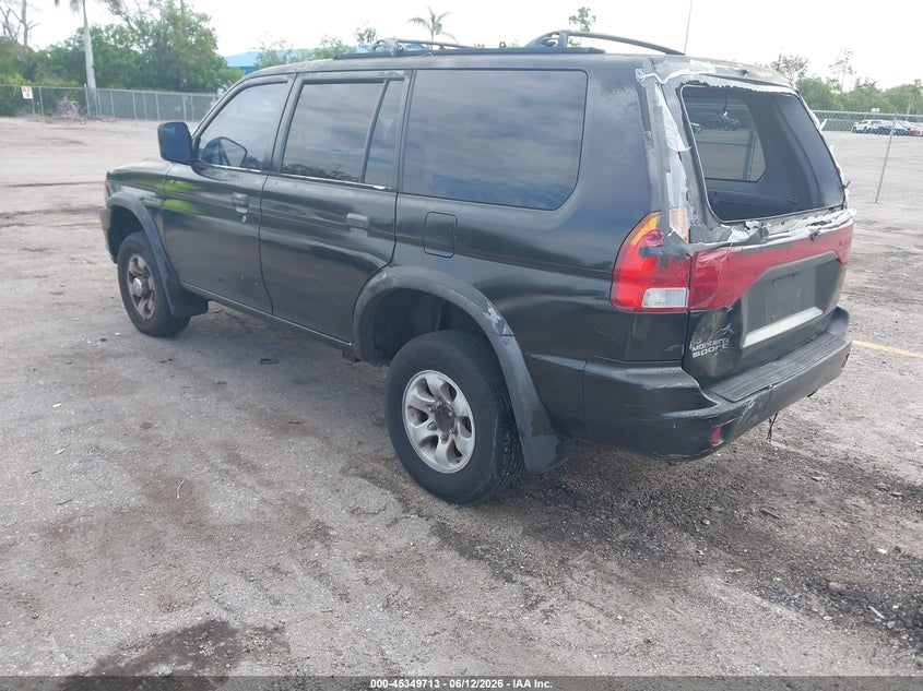 1998 Mitsubishi Montero VIN JA4LS31P3WP016417 IAAI salvage auction — REAR END, Rebuildable (Florida), sold $300 on 2026-07-08 (photo 3)