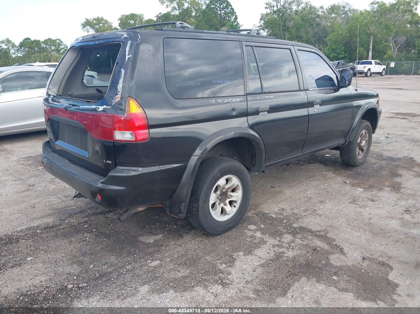 1998 Mitsubishi Montero VIN JA4LS31P3WP016417 IAAI salvage auction — REAR END, Rebuildable (Florida), sold $300 on 2026-07-08 (photo 4)