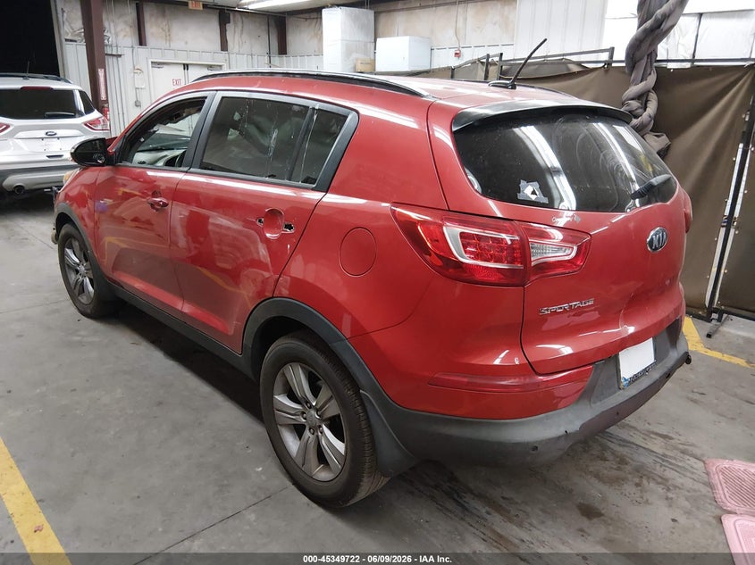 2013 Kia Sportage VIN KNDPB3A27D7404470 IAAI salvage auction — RIGHT FRONT, Salvage Title, sold $725 on 2026-07-14 (photo 3)