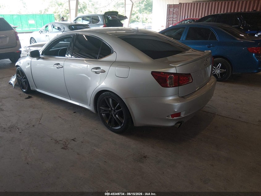 2013 Lexus Is VIN JTHBF5C25D5193478 IAAI salvage auction — FRONT END, Salvage (Tennessee), sold $1,025 on 2026-07-20 (photo 3)