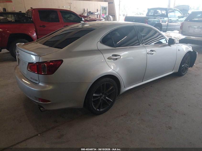 2013 Lexus Is VIN JTHBF5C25D5193478 IAAI salvage auction — FRONT END, Salvage (Tennessee), sold $1,025 on 2026-07-20 (photo 4)