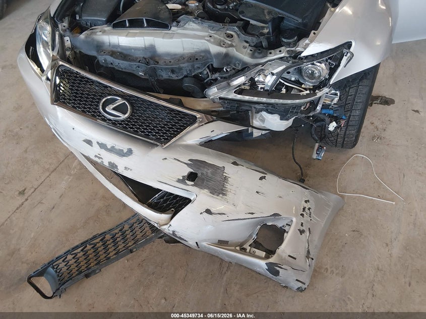 2013 Lexus Is VIN JTHBF5C25D5193478 IAAI salvage auction — FRONT END, Salvage (Tennessee), sold $1,025 on 2026-07-20 (photo 6)