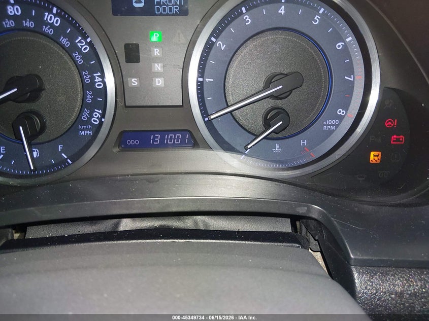 2013 Lexus Is VIN JTHBF5C25D5193478 IAAI salvage auction — FRONT END, Salvage (Tennessee), sold $1,025 on 2026-07-20 (photo 7)