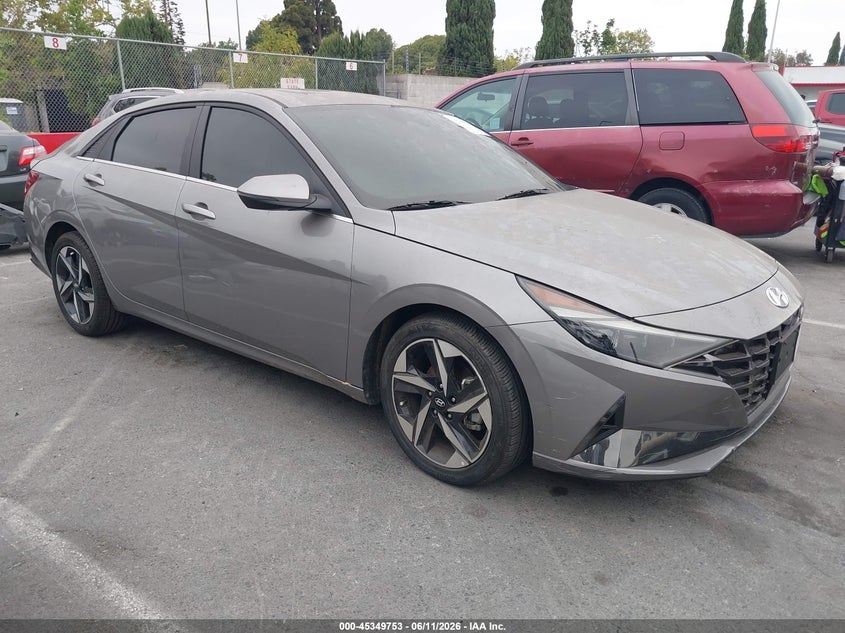 2023 Hyundai Elantra VIN KMHLP4AG3PU403299 IAAI salvage auction — VANDALISM, Clear - Dealer Only (California), sold $8,800 on 2026-08-22 (photo 1)