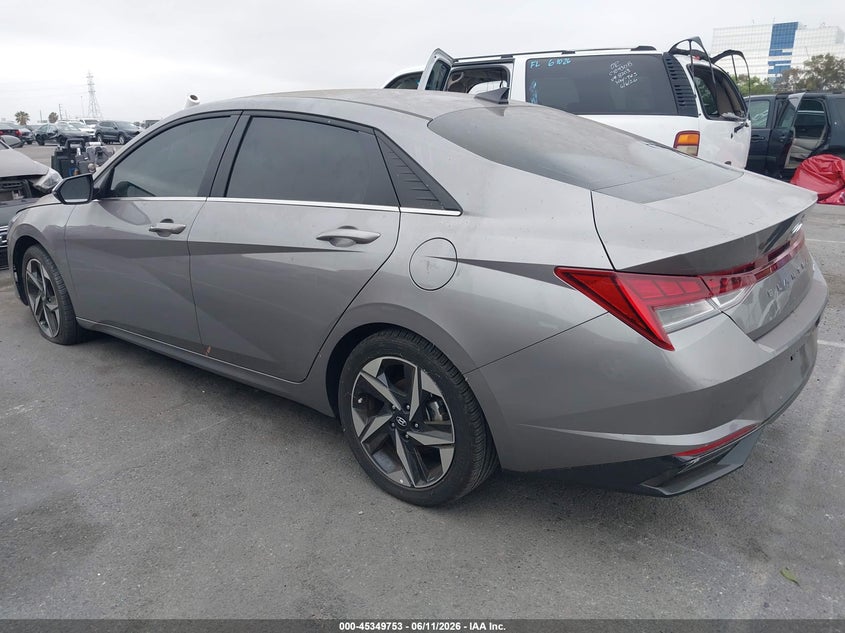 2023 Hyundai Elantra VIN KMHLP4AG3PU403299 IAAI salvage auction — VANDALISM, Clear - Dealer Only (California), sold $8,800 on 2026-08-22 (photo 3)
