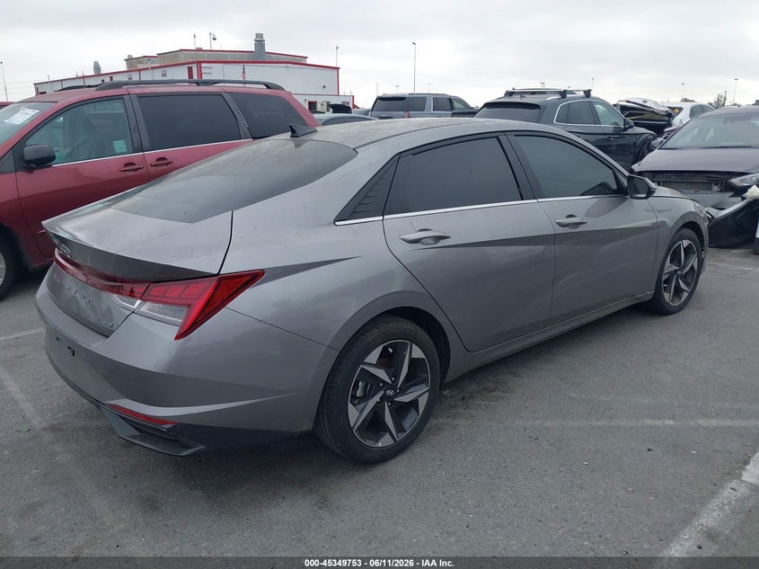 2023 Hyundai Elantra VIN KMHLP4AG3PU403299 IAAI salvage auction — VANDALISM, Clear - Dealer Only (California), sold $8,800 on 2026-08-22 (photo 4)
