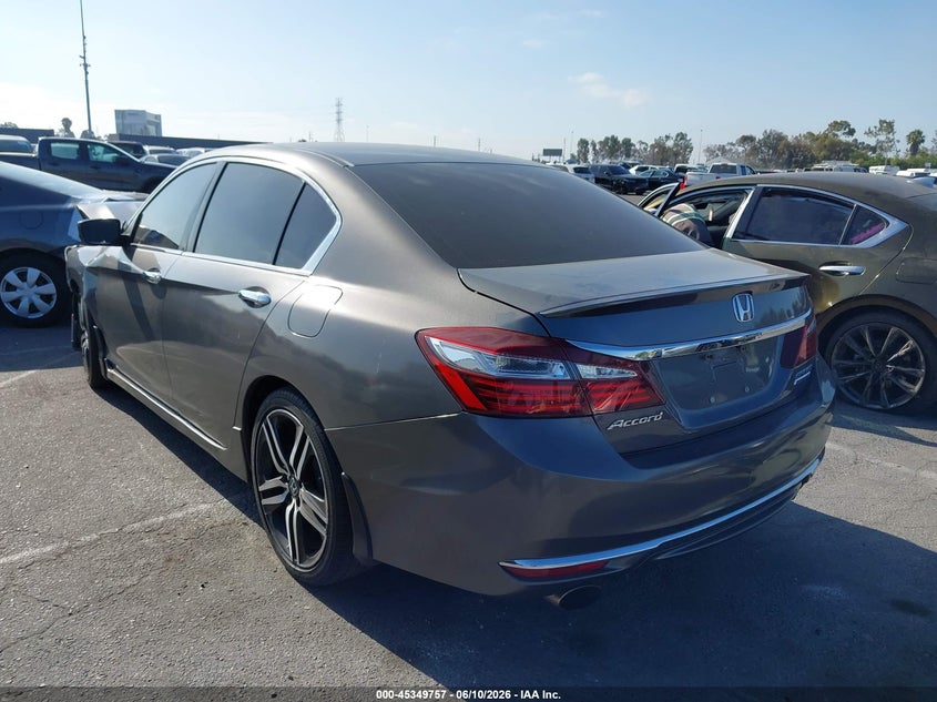 2017 Honda Accord VIN 1HGCR2F11HA249574 IAAI salvage auction — FRONT END, Salvage (California), sold $3,925 on 2026-07-09 (photo 3)