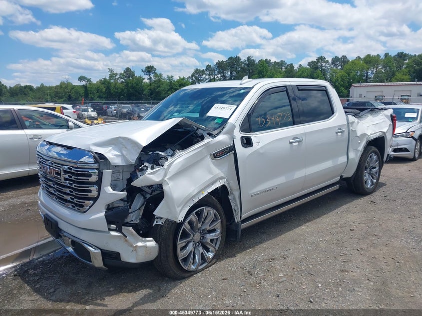 2025 Gmc SIERRA VIN 3GTUUGEL2SG111259 IAAI salvage auction — LEFT FRONT, Salvage (Virginia), sold $23,750 on 2026-07-20 (photo 6)