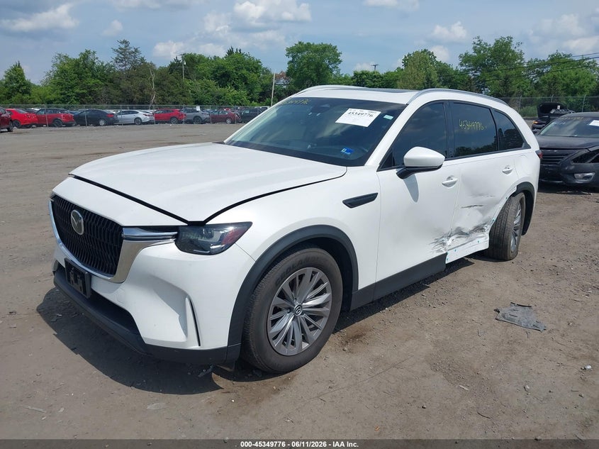 2024 Mazda Cx-90 VIN JM3KKCHD5R1111024 IAAI salvage auction — LEFT REAR, Salvage (Virginia), sold $7,800 on 2026-07-21 (photo 2)