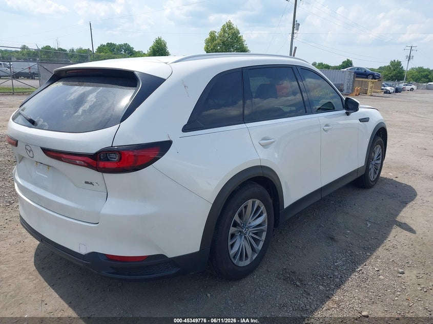 2024 Mazda Cx-90 VIN JM3KKCHD5R1111024 IAAI salvage auction — LEFT REAR, Salvage (Virginia), sold $7,800 on 2026-07-21 (photo 4)