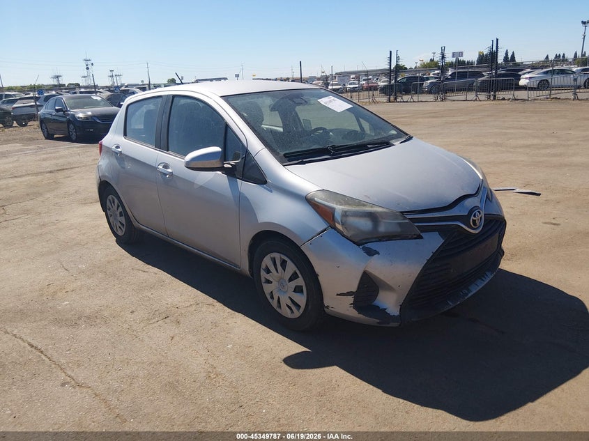 2017 Toyota Yaris VIN VNKKTUD36HA080655 IAAI salvage auction — NORMAL WEAR, Clear - Dealer Only (California), sold $1,850 on 2026-07-22 (photo 1)