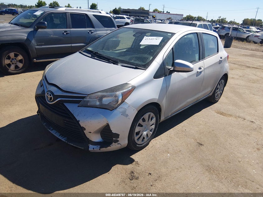 2017 Toyota Yaris VIN VNKKTUD36HA080655 IAAI salvage auction — NORMAL WEAR, Clear - Dealer Only (California), sold $1,850 on 2026-07-22 (photo 2)