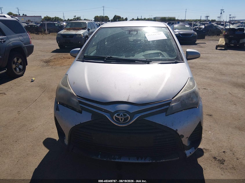 2017 Toyota Yaris VIN VNKKTUD36HA080655 IAAI salvage auction — NORMAL WEAR, Clear - Dealer Only (California), sold $1,850 on 2026-07-22 (photo 6)