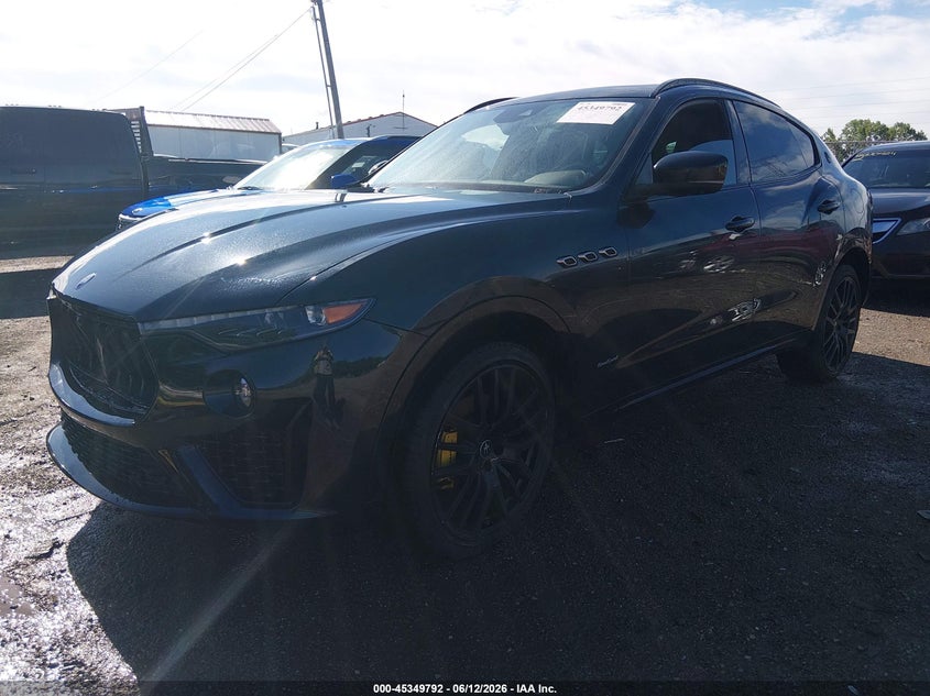 2021 Maserati Levante VIN ZN661XUS8MX372046 IAAI salvage auction — FRONT END, Salvage (Indiana), sold $13,400 on 2026-07-29 (photo 2)
