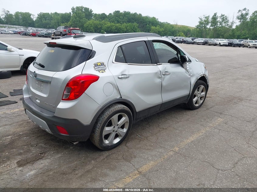 2015 Buick Encore VIN KL4CJFSB5FB173340 IAAI salvage auction — LEFT & RIGHT, Clear (Michigan), sold $525 on 2026-07-20 (photo 4)