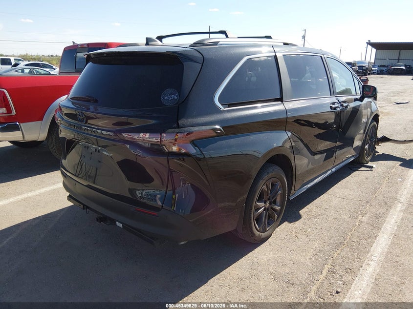 2024 Toyota Sienna VIN 5TDCSKFC1RS118900 IAAI salvage auction — FRONT END, Original (Texas), sold $16,300 on 2026-08-19 (photo 4)