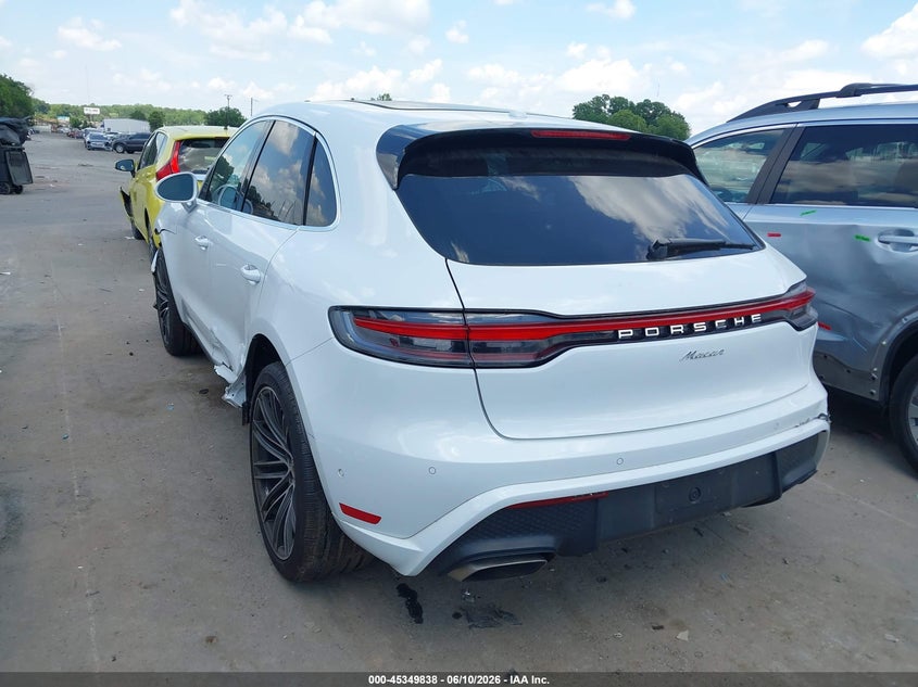 2024 Porsche Macan VIN WP1AA2A57RLB16359 IAAI salvage auction — FRONT & REAR, Salvage Title, sold $16,200 on 2026-08-30 (photo 3)