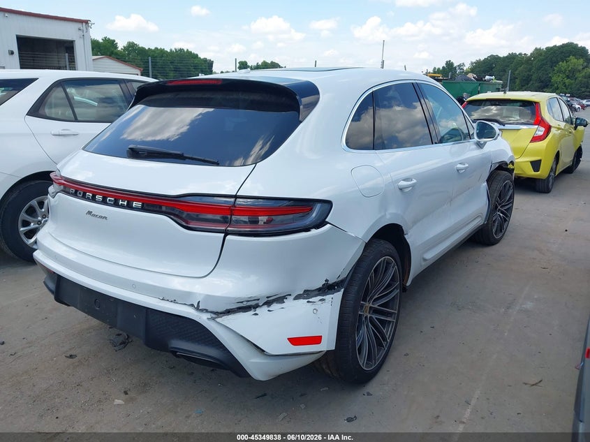 2024 Porsche Macan VIN WP1AA2A57RLB16359 IAAI salvage auction — FRONT & REAR, Salvage Title, sold $16,200 on 2026-08-30 (photo 4)