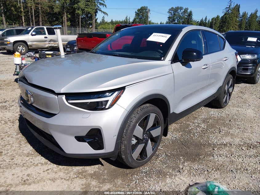 2023 Volvo C40 VIN YV4ED3GM5P2045581 IAAI salvage auction — RIGHT FRONT, Bill Of Sale (Washington), sold $8,200 on 2026-07-12 (photo 2)