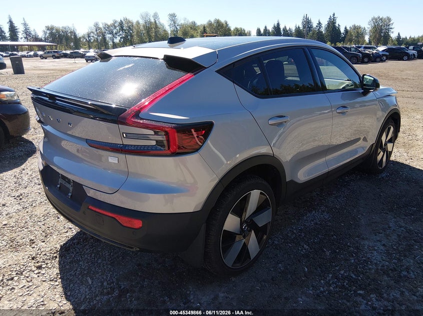 2023 Volvo C40 VIN YV4ED3GM5P2045581 IAAI salvage auction — RIGHT FRONT, Bill Of Sale (Washington), sold $8,200 on 2026-07-12 (photo 4)