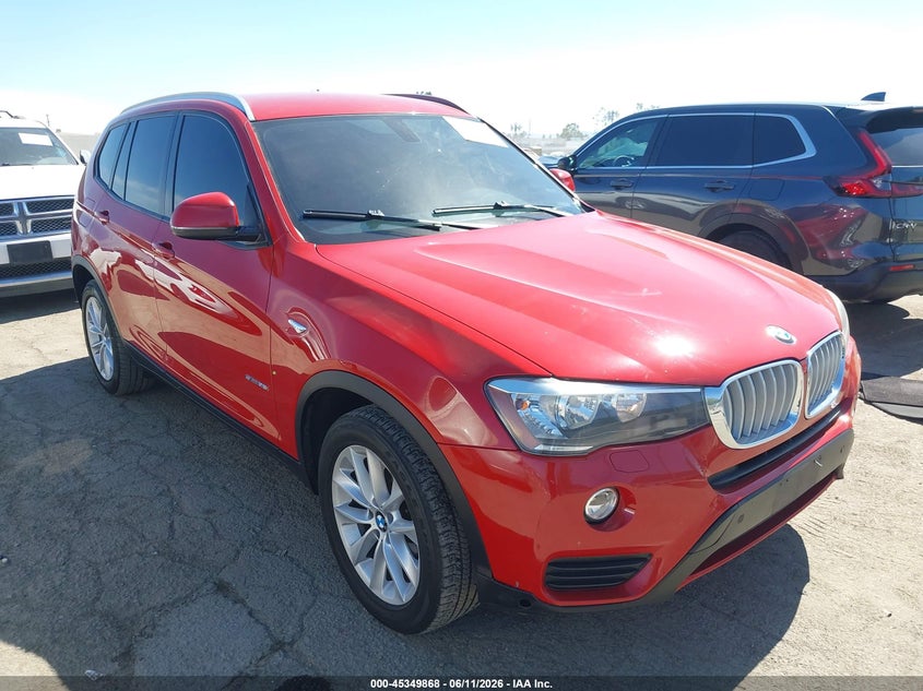 2017 BMW X3 VIN 5UXWZ7C56H0U45689 IAAI salvage auction — LEFT REAR, Salvage (California), sold $2,450 on 2026-07-15 (photo 1)