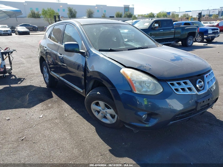2013 Nissan Rogue VIN JN8AS5MT7DW500566 IAAI salvage auction — LEFT & RIGHT, Salvage Title, sold $575 on 2026-07-10 (photo 1)