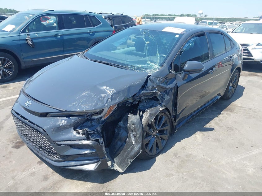 2025 Toyota Corolla VIN 5YFS4MCE6SP232171 IAAI salvage auction — LEFT FRONT, Salvage Title, sold $5,100 on 2026-08-01 (photo 2)
