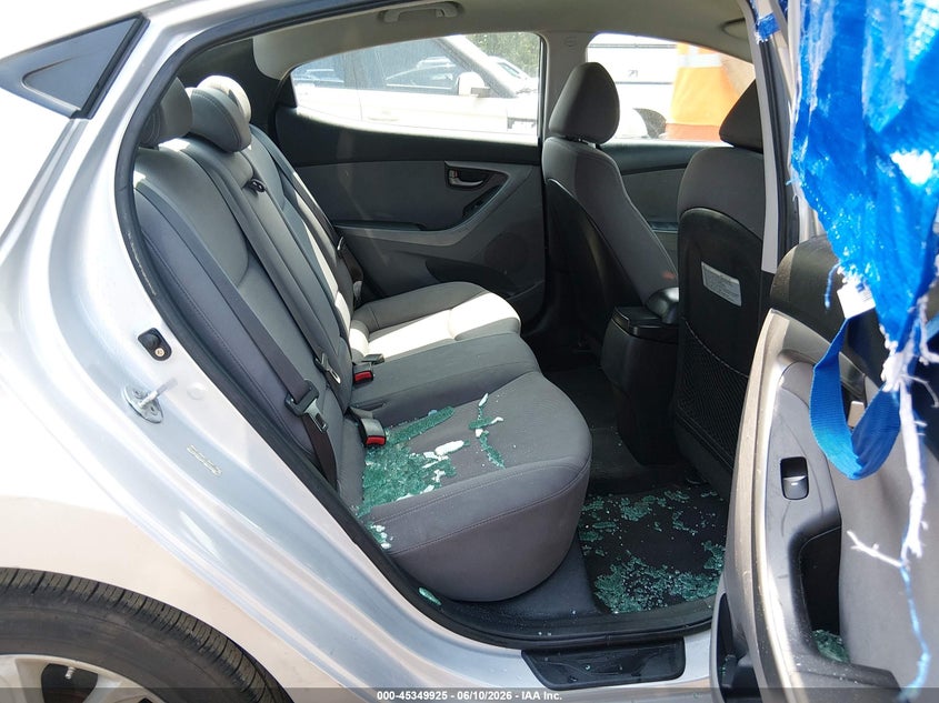 2014 Hyundai Elantra VIN KMHDH4AE9EU203508 IAAI salvage auction — NORMAL WEAR, Clear (New York), sold $950 on 2026-07-15 (photo 8)