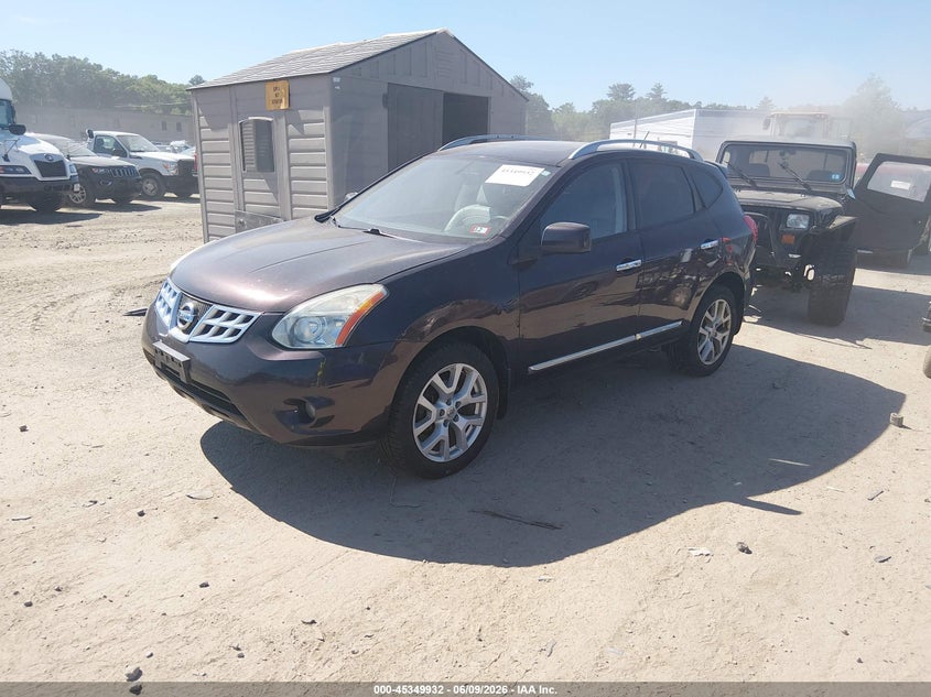 2011 Nissan Rogue VIN JN8AS5MVXBW307889 IAAI salvage auction — NORMAL WEAR, Rental Rides - Enterprise (New Hampshire), sold $700 on 2026-07-08 (photo 2)