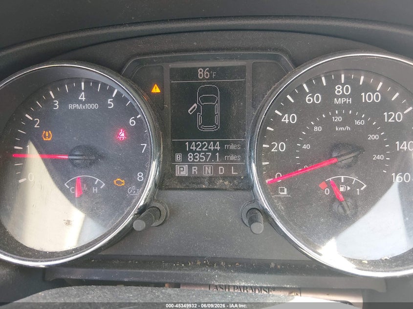 2011 Nissan Rogue VIN JN8AS5MVXBW307889 IAAI salvage auction — NORMAL WEAR, Rental Rides - Enterprise (New Hampshire), sold $700 on 2026-07-08 (photo 6)