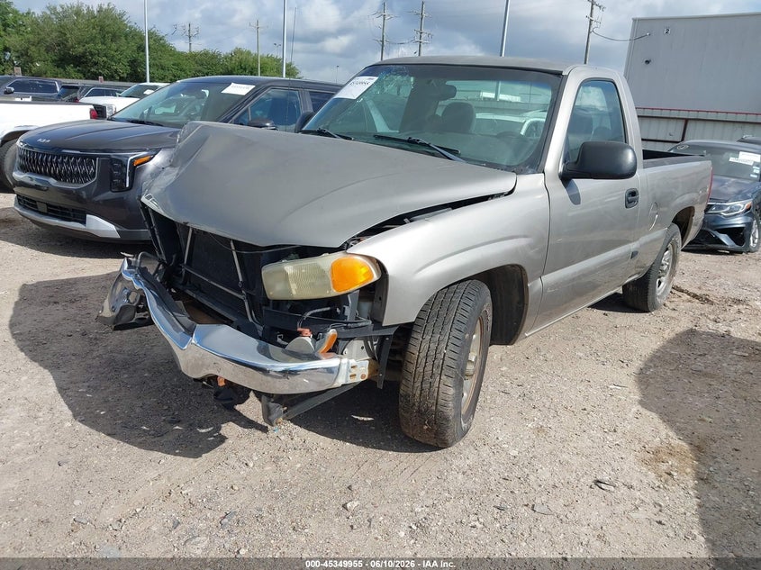 2003 Gmc Sierra 1500 VIN 1GTEC14X63Z168834 IAAI salvage auction — FRONT END, Salvage (Oklahoma), sold $1,150 on 2026-07-09 (photo 2)