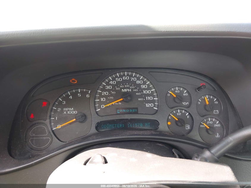2003 Gmc Sierra 1500 VIN 1GTEC14X63Z168834 IAAI salvage auction — FRONT END, Salvage (Oklahoma), sold $1,150 on 2026-07-09 (photo 7)