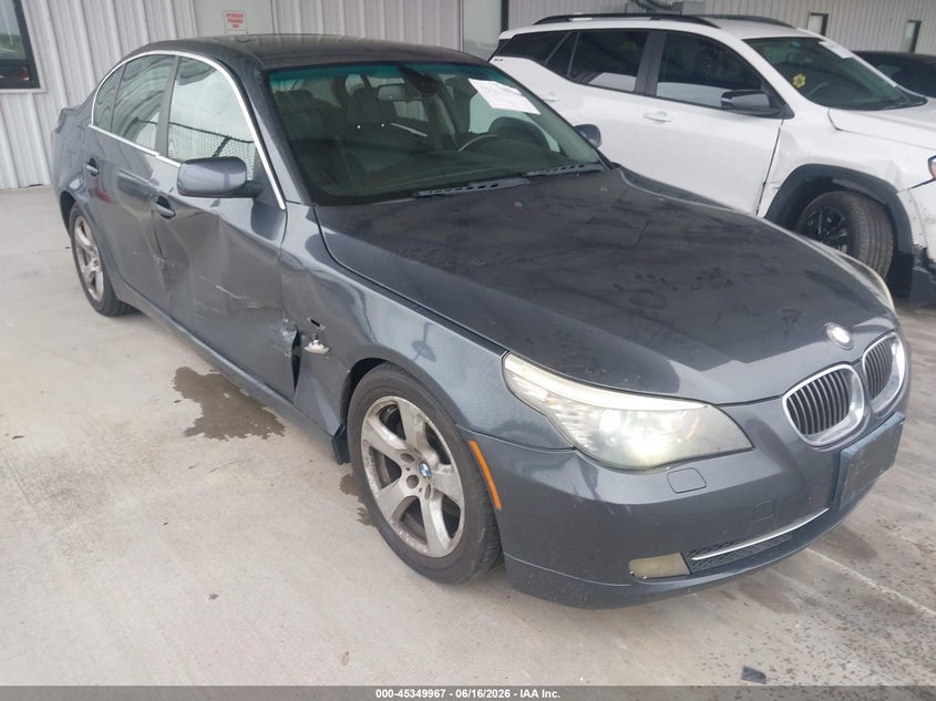 2008 BMW 5 series VIN WBANW13578CZ71568 IAAI salvage auction — SIDE, Original (Texas), sold $25 on 2026-07-31 (photo 1)
