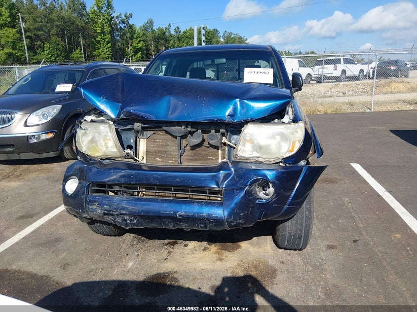 2008 Toyota Tacoma VIN 5TETU62N08Z499519 IAAI salvage auction — RIGHT FRONT, Salvage (Mississippi), sold $1,900 on 2026-07-23 (photo 6)