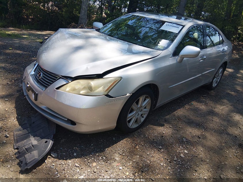 2007 Lexus ES VIN JTHBJ46G272087317 IAAI salvage auction — FRONT END, Clear (Virginia), sold $725 on 2026-07-07 (photo 2)