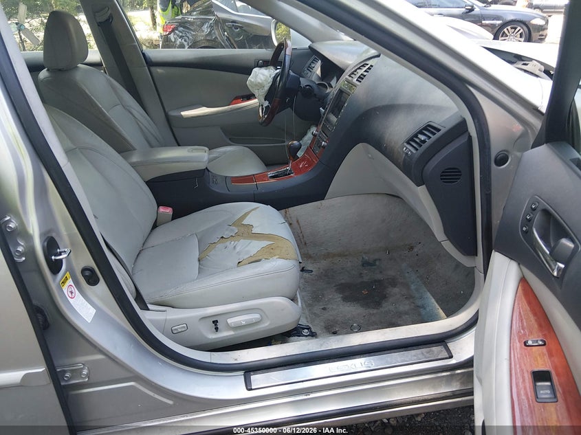 2007 Lexus ES VIN JTHBJ46G272087317 IAAI salvage auction — FRONT END, Clear (Virginia), sold $725 on 2026-07-07 (photo 5)