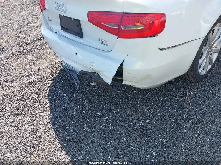 2013 Audi A4 VIN WAUFFAFL0DN023073 IAAI salvage auction — REAR END, Salvage Title, sold $275 on 2026-07-28 (photo 6)