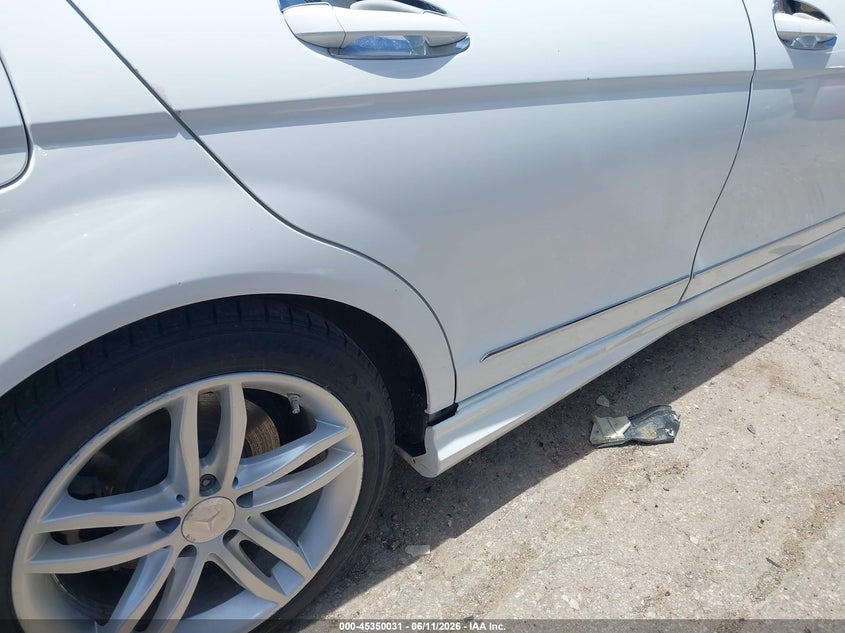 2013 Mercedes-benz C-klasse VIN WDDGF4HB1DR274115 IAAI salvage auction — RIGHT SIDE, Original (Texas), sold $1,400 on 2026-08-04 (photo 6)