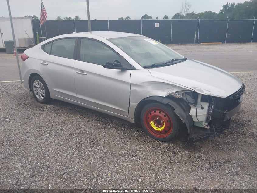 2017 Hyundai Elantra VIN KMHD74LF1HU424792 IAAI salvage auction — FRONT END, Salvage (South Carolina), sold $875 on 2026-07-15 (photo 1)