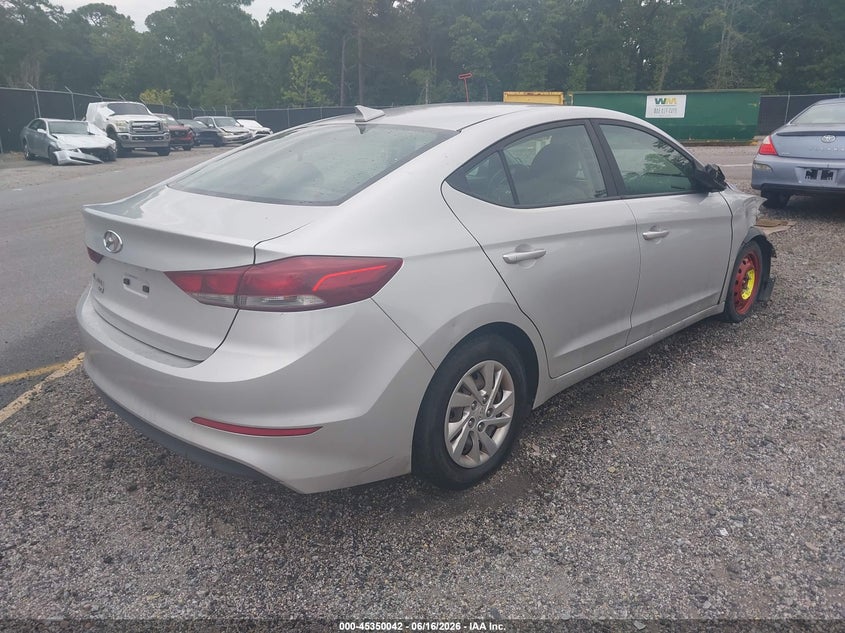 2017 Hyundai Elantra VIN KMHD74LF1HU424792 IAAI salvage auction — FRONT END, Salvage (South Carolina), sold $875 on 2026-07-15 (photo 4)