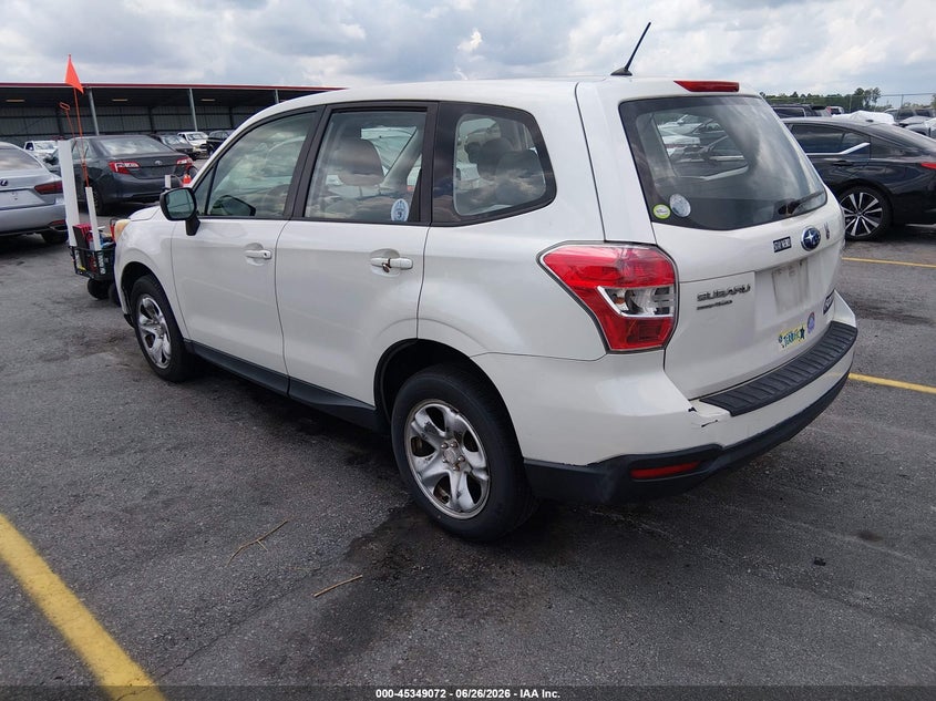 2014 Subaru Forester VIN JF2SJAAC8EH489360 IAAI salvage auction — NORMAL WEAR, Clear (South Carolina), sold $625 on 2026-07-29 (photo 3)